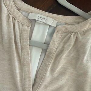LOFT Light Beige Top